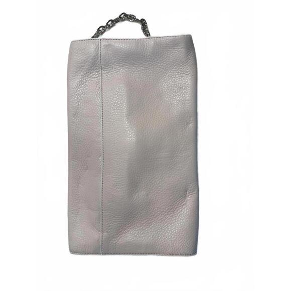 Vera Bradley Light Pink Leather Clutch Bag with Chain Strap - Picture 4 of 5